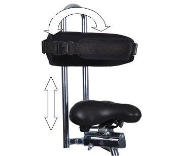 Back support for tricycle Vermeiren P2