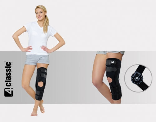 Open brace for lower limb with splints AM-OSK-OL/1R