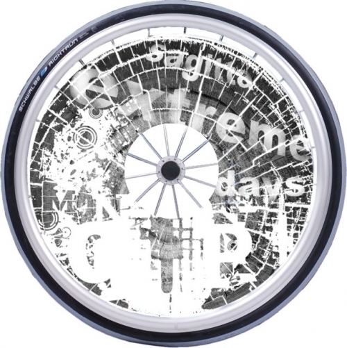 Spoke protectors for wheelchair Vermeiren B85