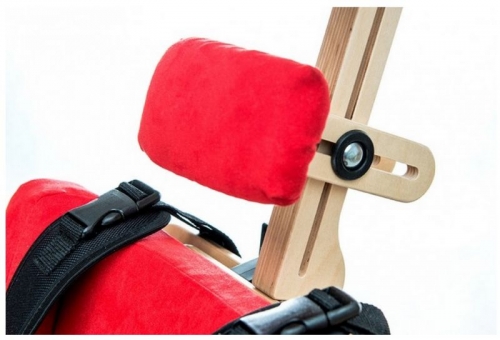 Neck supporting cushion vertical stander and chair DALMATIAN