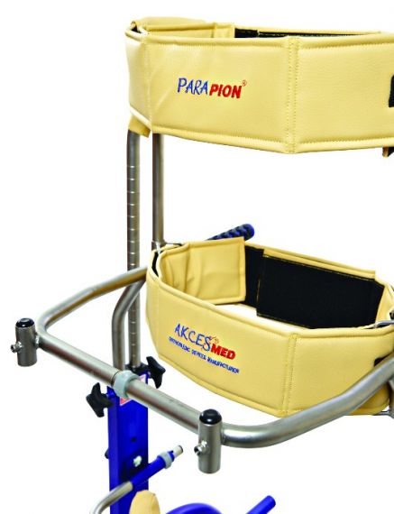 Longer chest and/or pelvis belt 