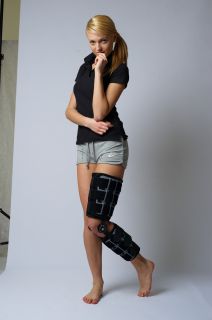 Lower limb brace with splints 1R AM-KD-AM/1R