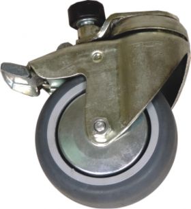 Wheels of disability standing frame