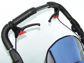 Assistant brake for BINGO wheelchair