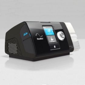 Auto CPAP ResMed AirSense 10 AutoSet with heated humidifier HumidAire and nasal mask Mirage FX