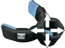 Adjustable head rest for rehabilitation chair "Jumbo"