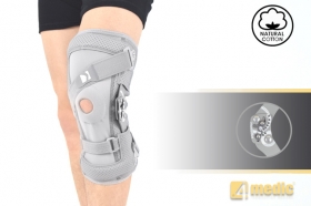 Splint knee joint brace with splint 2RA and dynamic spiral belt, AM-OSK-ZJ/2RA