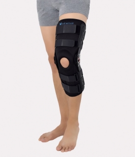 Lower limb brace with splints 2RA and cross reinforcement AM-OSK-ZL/2RA-02