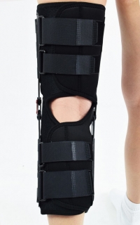Lower limb brace with splints 2RA and cross reinforcement AM-OSK-ZL/2RA-02