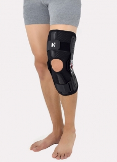Open knee brace with two splints 2RA, AM-OSK-O/2RA