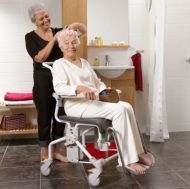 Combined bathroom/toilet chair Etak Swift Mobile