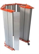 roll-up wheelchair ramp folded