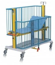 Blue pediatric bed sparrow